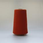 Red Meta Aramid Yarn 50 / 50 For FR Welding Work Clothing