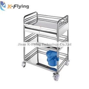 Quality Silent 4 Casters Medical Trolley Cart For Beauty Salons wholesale