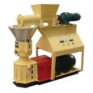 Quality 300mm Flat Die Grain Chicken Feed Pellet Machine SKJ2-300 wholesale