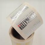 Premium Gold Foil Cosmetic Tamper Seal Stickers