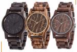 Fashion Japan Movement Wooden Wrist Watch Made Of Wood For Unisex