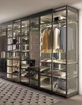 Glass Cabinet Bedroom Retail Display Aluminum Alloy Frame