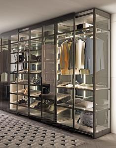 Quality Glass Cabinet Bedroom Retail Display Aluminum Alloy Frame wholesale