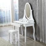 0.082m3 12mm MDF One Cabinet Dressing Table With Four Departments