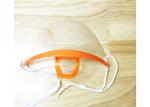 FDA Clear Bottom Clear Half Visor Face Shield Mouth Cover For Hotels