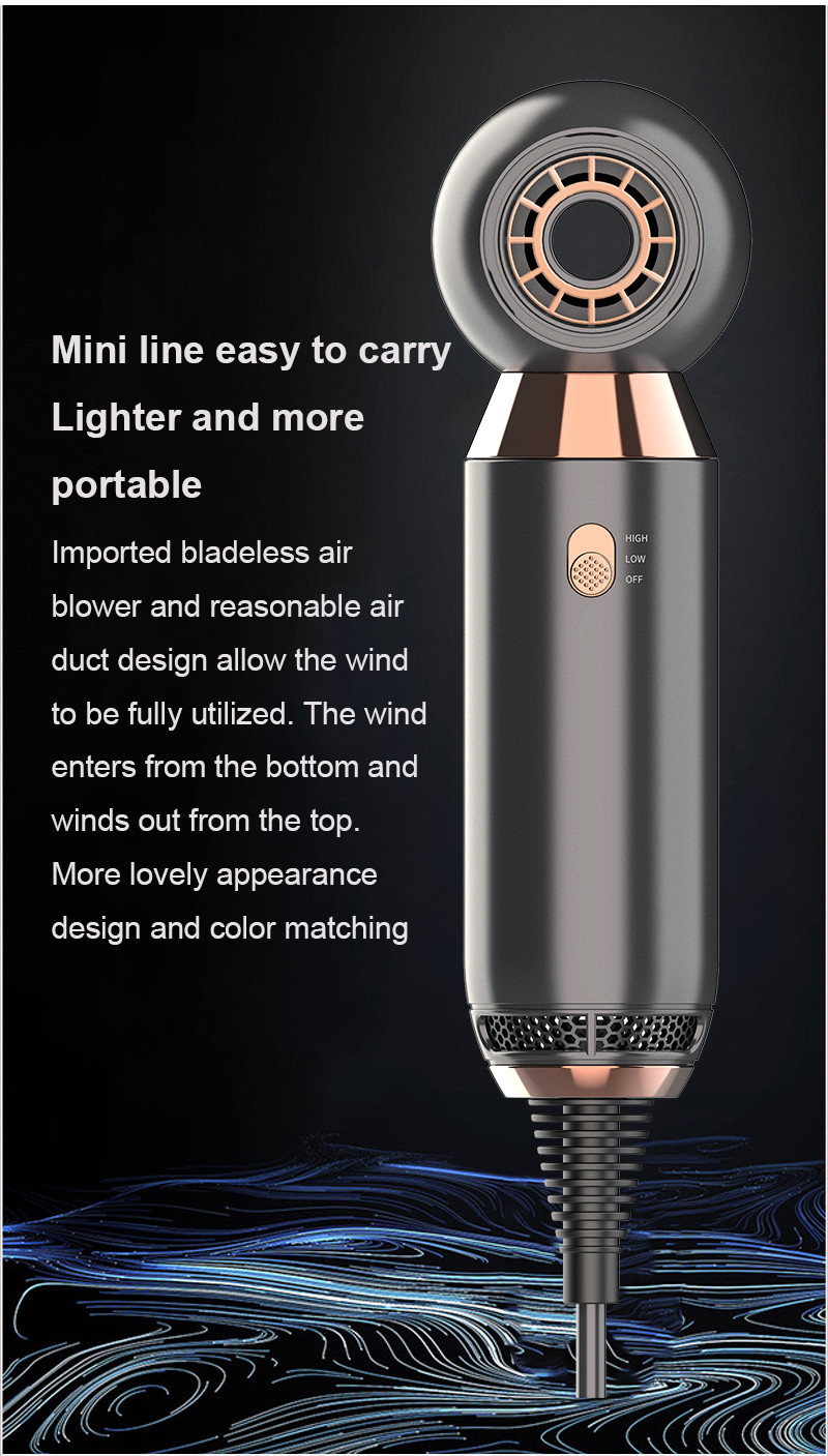 One Step 60Hz Portable Travel Hair Dryer For Outdoors