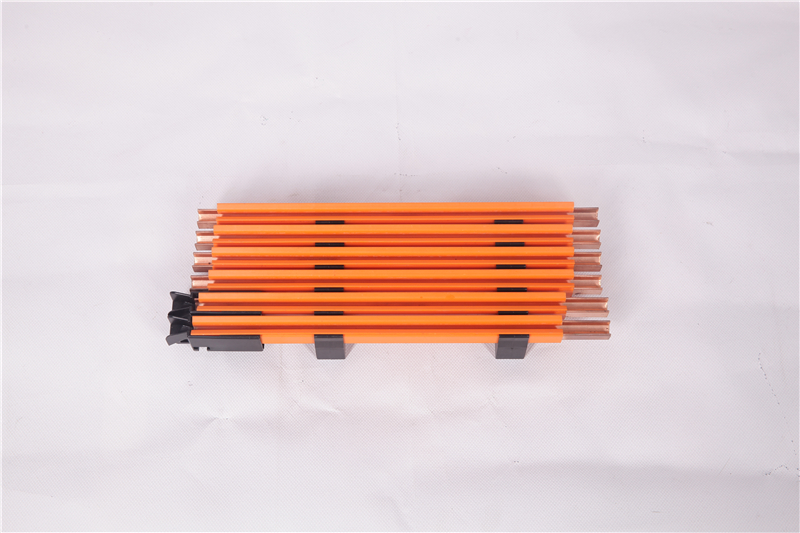 Single Pole Crane Conductor Bar Mobile Equipment Enclosed Multiple Power Rail