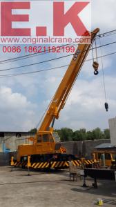 Quality Used Original Kato Japanese Hydraulic 20ton Mobile crane truck crane machinery(NK200E) wholesale
