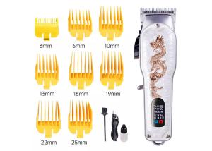 Quality Men Electric Hair Clippers , LED Rechargeable Professional Hair Trimmer wholesale