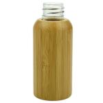 Empty Lotion Pump Bamboo Cosmetic Containers Lotion Bottles Inner Plastic 120ml