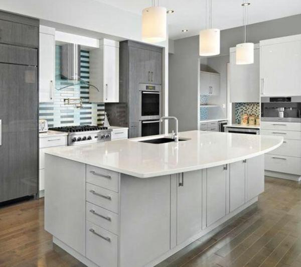 White Wooden Cabinet Sets for Renovation of Old Kitchen Modern Design Custom