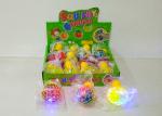 2 " Anti Stress Squeeze Ball Rainbow Color Children's Play Toys W / Light Green