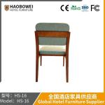 Haobowei Furniture Designer Solid Wood Dining Chair Italian Household Solid Wood