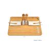 Buy cheap Rectangle Shaped Bamboo Kitchen Supplies , Bamboo Cheese Tray Platter With Knife from wholesalers