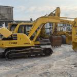 High quality 6.3 tons used Japan imported Komatsu pc 55 MR crawler excavator