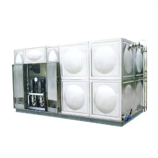 Stainless Steel Industrial Reservoir Square Panel Water Tank Assembled Drinking