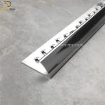 Bright Polish Silver Carpet Edge Trim Long Customized Durable Material