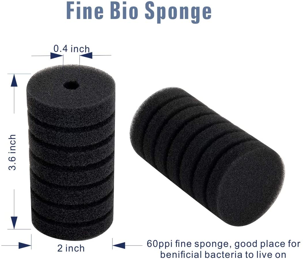15 Gallon Single Filter Sponges Fish Tank Filters