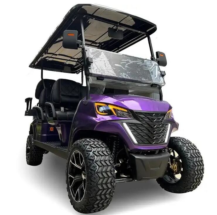 4 Wheel 4 Seater Electric Golf Cart New Designed Street Legal Lead-acid Cell EV Golf Cart