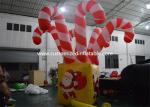 Giant Colorful Inflatable Christmas Stick / Inflatable Candy Cane Stick /