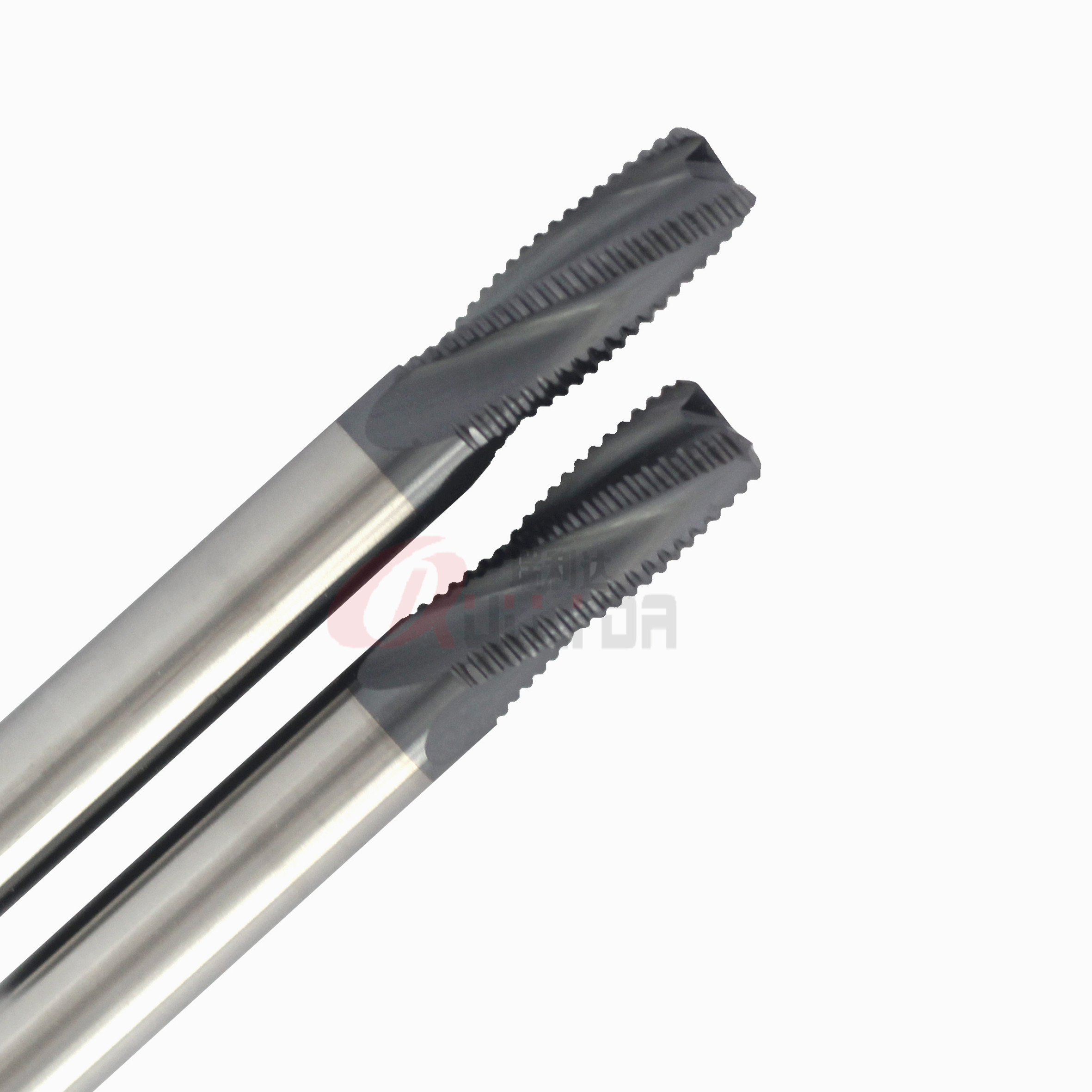 5/16" 8mm 4 Flute Roughing End Mill Aluminum HRC60 Fine Pitch For Stainless Steel