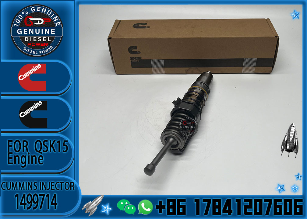 common rail diesel injector Diesel Fuel Injector 1499714 For cummins QSX15 ISX15 X15 DT12.11L01 engine