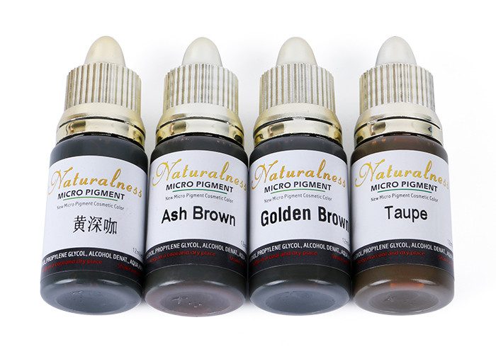 34 Colors Easy Coloring Liquid Permanent Makeup Pigments 12ML / Bottle for Eyebrow / Lip