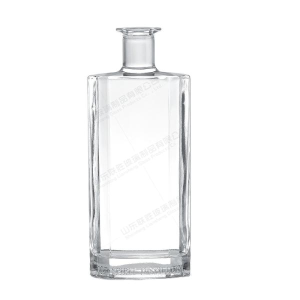 Healthy Lead-free Glass Bottle Custom Size Accepted for Glass Whiskey Decanter
