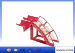 B Series Cable Entrance Protection Pulley Roller With Three Nylon Wheels
