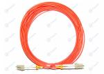 9/125μm Duplex Singlemode LC-LC Fiber Optic Patch Cable LSZH Cable