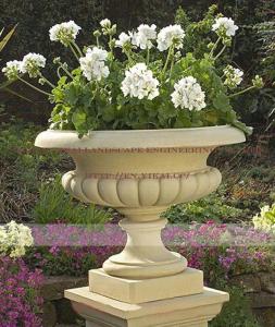 Quality Sandstone Carved Garden Vase (YKFP-28) wholesale