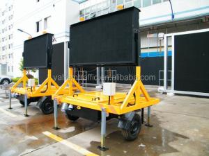 Quality Outdoor P16 Full Color Mobile VMS Signs Advertising Video Screen wholesale
