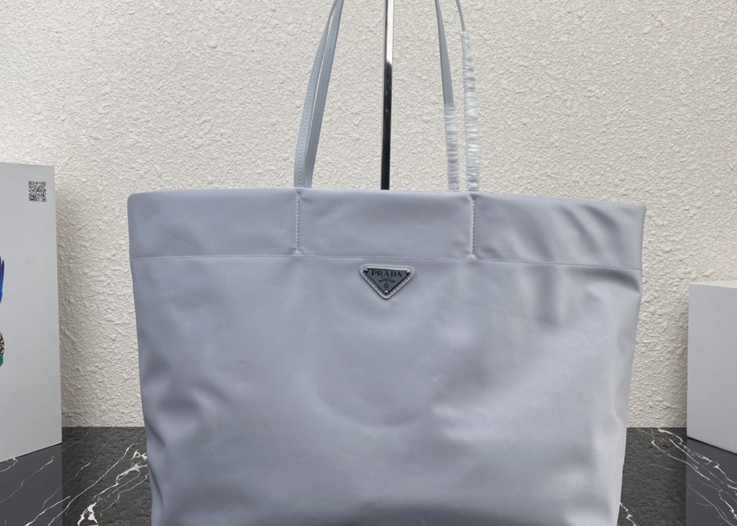 High Capicity Convenient Apricot Nylon Tote Shopping Bag Eco Friendly