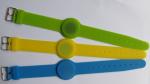 RFID wrist watch style soft silicone wristbands, NFC wrist watch buckle soft