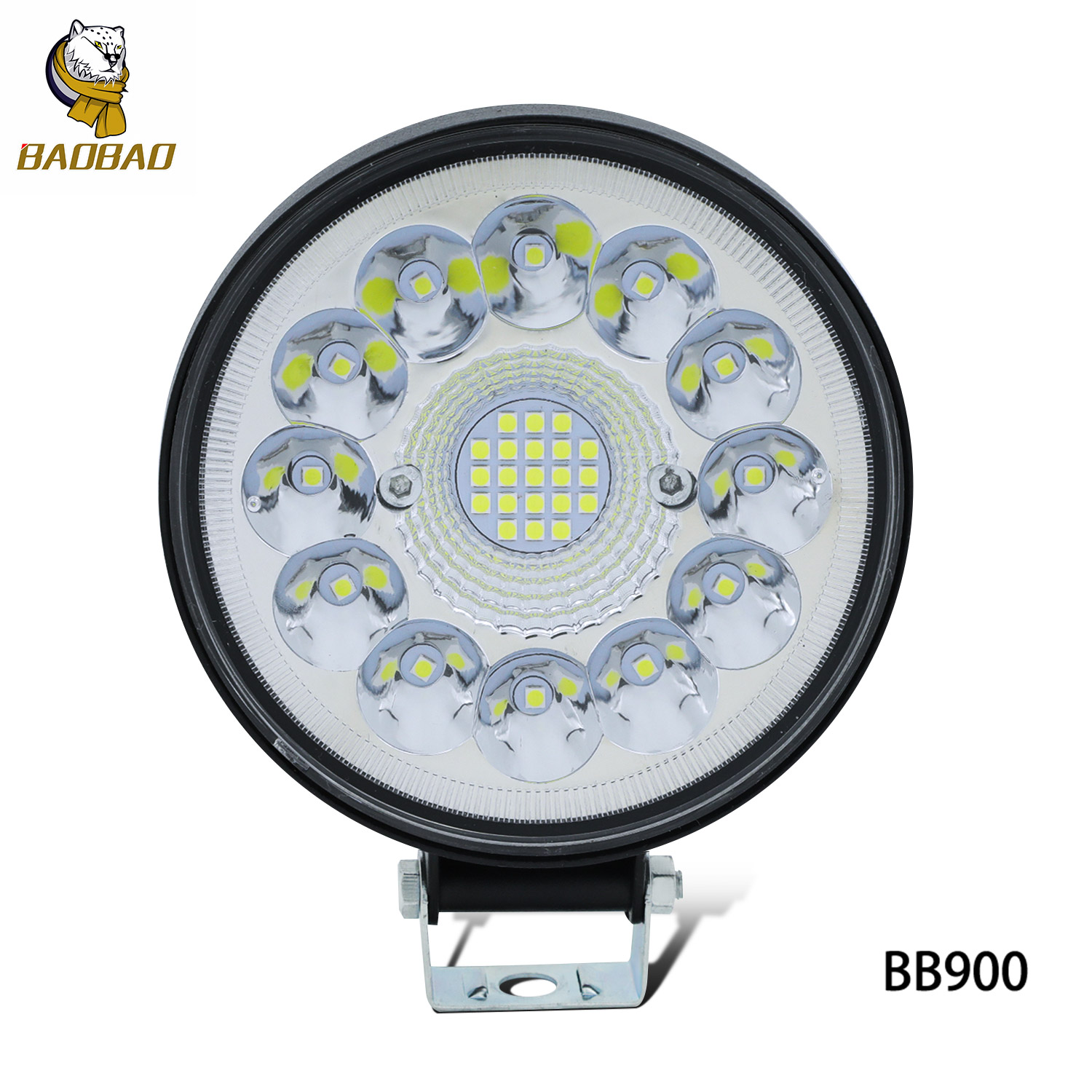Aluminum White 24V Offroad Car Exterior Work Lights 4 Inch