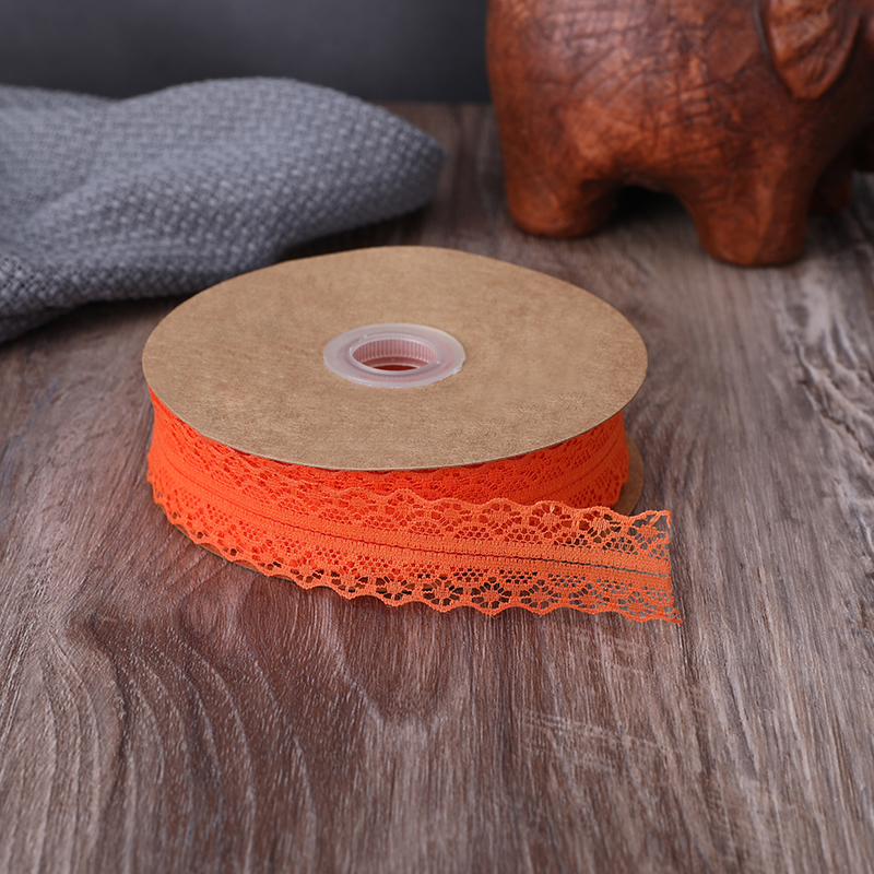 2.5cm Elastic Band Hollow Flower Ribbon for Sewing Clothing Garment Decorative Lace Trim