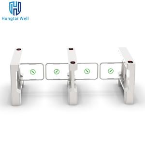 Quality Supermarket Entrance Swing Barrier Turnstile RS232 OR RS485 Communication Port wholesale