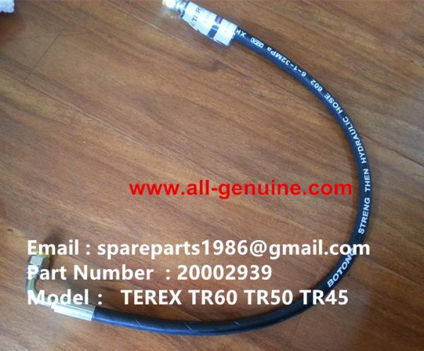 20002939 HOSE TEREX RIGID DUMP TRUCK NHL TR35A TR50 TR60 TR100 3303 3304 3305B
