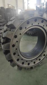 Quality Skid Steer Solid Tyres 10-16.5 12-16.5 Skid steer loader tires for Bobcat skid loaders , CAT skid loader , DEERE , JCB wholesale