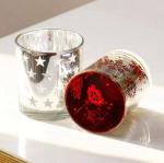 Christmas Color Glass Candle Holder Tealight Mercury Votive Candle Holders