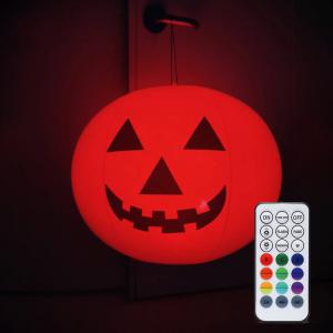 China LED Remote Control Ghost Pumpkin Inflatable Ball For Halloween Party on sale