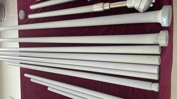High Strength Silicon Nitride Si3N4 Ceramic Heater Protection Tube For Steel