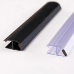 PVC Waterproof Sealing Strip for Plastic Bathroom Shower Hotel Tempered Door