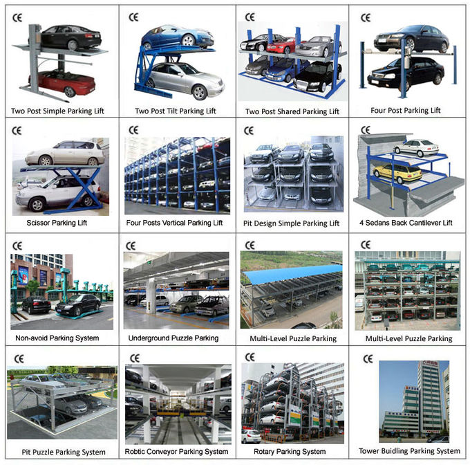 3 Levels Car Garage/Car Parking Solutions/ Car Lift China Parking/Three Layers Double Deck Parking to Park 3 Sedans