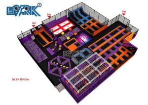China Indoor Playground Parent-Child Interaction Small Trampolines Playground Equipment on sale