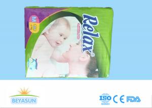 Quality Hypoallergenic Size 4 OEM Relax Chemical Free Diapers / Disposable Baby Nappies wholesale