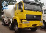 Sinotruk SWZ 340hp Concrete Mixer Trucks 10cbm , 8X4 Manual Truck Mixer