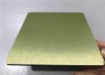 Professional Brushed Aluminum Sheets Embossed Surface Vibrant Colors Suitable