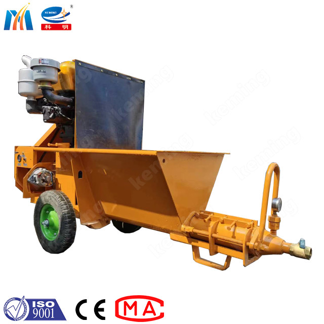 Adjustable Pressure and Slurry Consistency Cement Grouting Pump