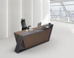 Business Exhibition Reception Desk Furniture , Wood Reception Desk OEM / ODM